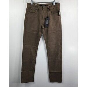 Liverpool Men's Size 30x34 Cub‎ Brown Relaxed Straight Jeans NWT